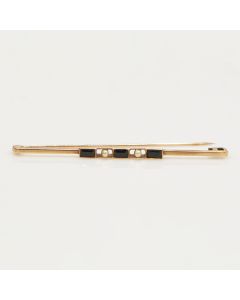 Victorian Tie 12k Gold Pin